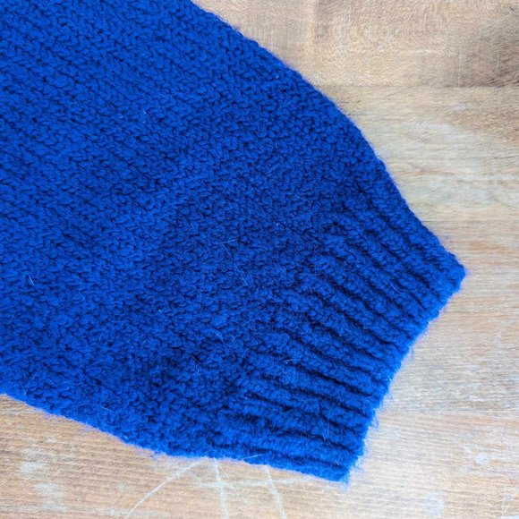 Royal Blue Knitted Sweater - Picture 3 of 3